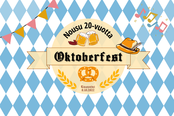 Tervetuloa Nousun Oktoberfestiin lauantaina 8.10.2022!
